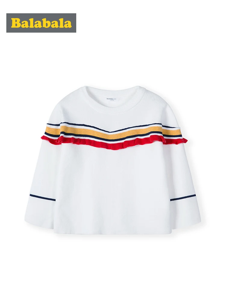 Balabala/детская одежда свитер для девочек Новинка 2019 года детский пуловер в