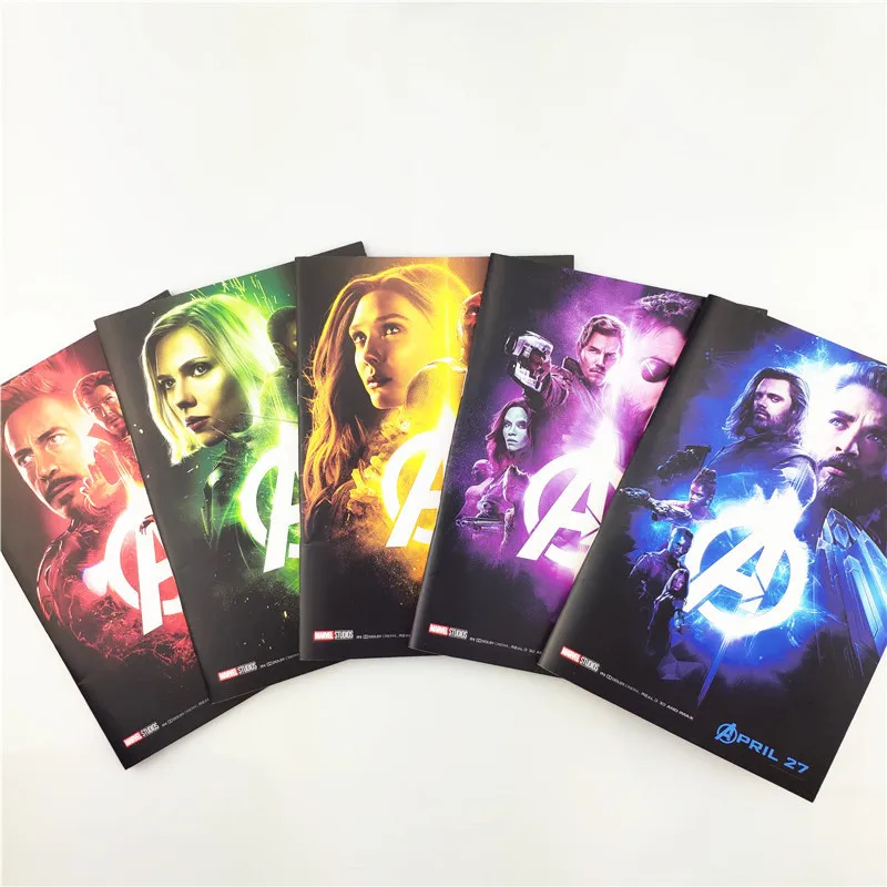 Записная книжка Мстители Infinity War Heros Железный человек Человек паук блокнот для