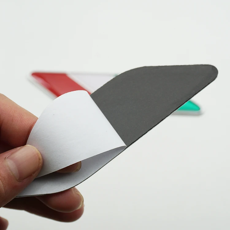 1 пара Алюминий сплав флаг Италии автомобиль крыло Стикеры Стайлинг украшения