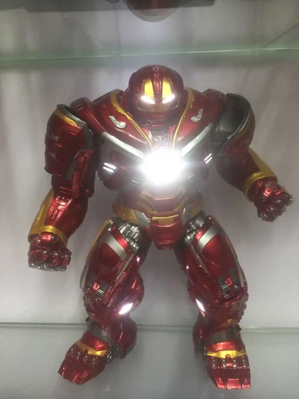 New Hot! 20CM Avengers 3 Infinity War Iron Man Hulkbuster MK44 Armor With LED Light PVC Figure Model Toys Collectible Gift Dolls | Игрушки и