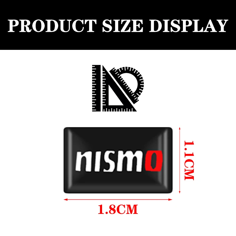 10 шт. 3D NISMO эпоксидные декоративные эмблема небольшой декоративный знак авто