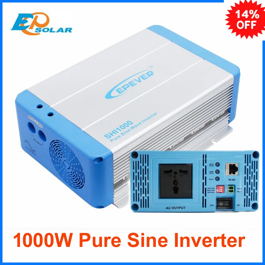 1000w off grid tie power inverter EPEVER 1kw pure sine wave DC 24v 48v to AC output 220v 230v | Обустройство дома