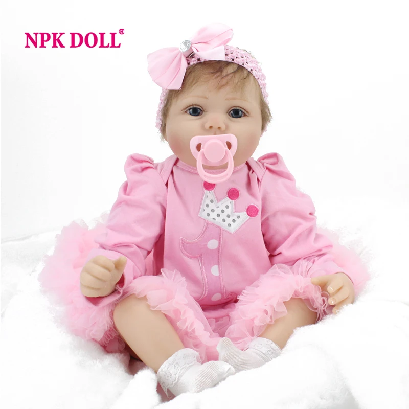 22 дюймовый Кукла Реборн Debbi в розовом ободочке Купить куклу reborn|baby reborn dolls|reborn