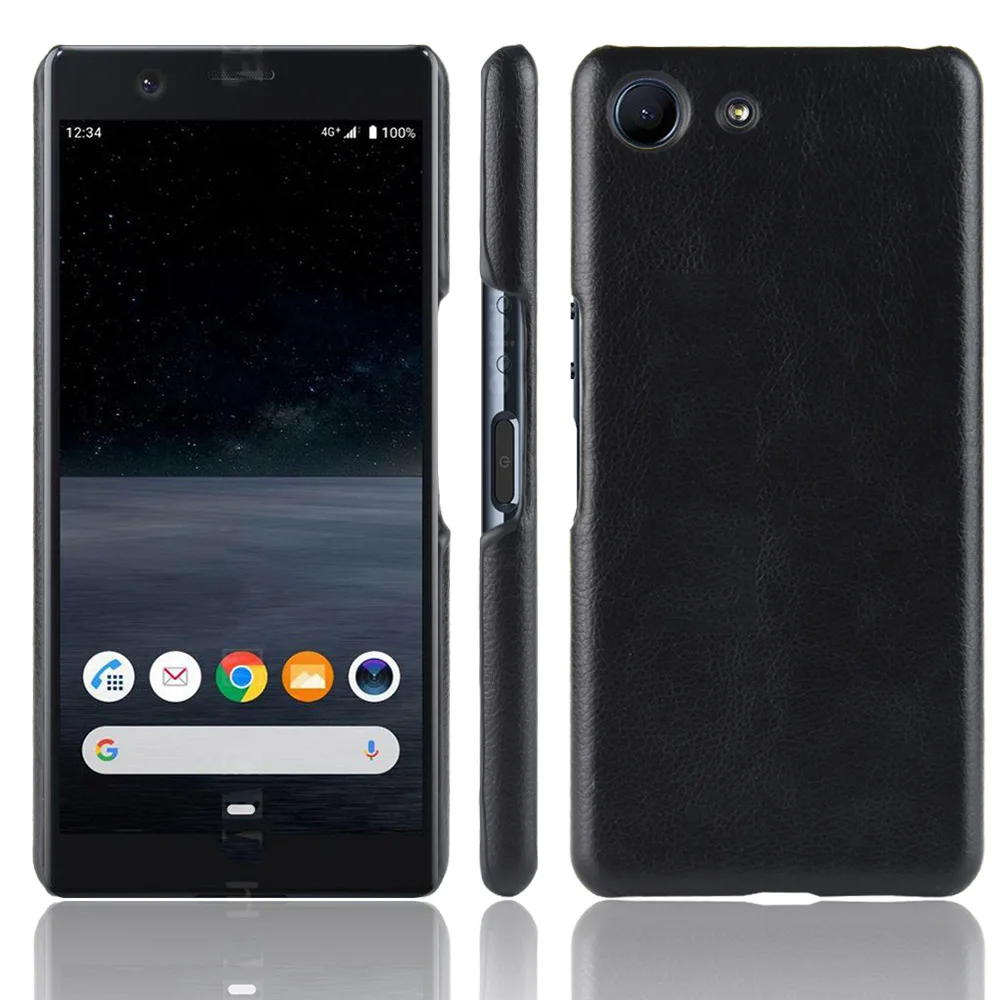 Чехол из искусственной кожи с узором Личи в стиле ретро для Sony Xperia Ace SO 02L 10PLUS 1 XZ4
