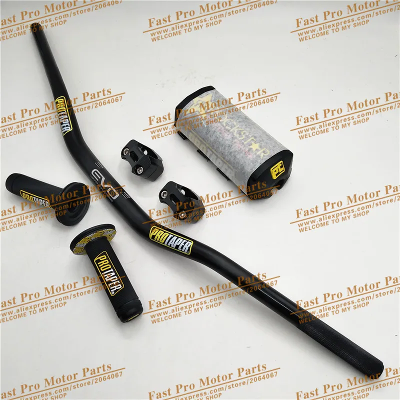 Руль колодки ручки руля PRO Taper ЧПУ зажим Fat Bar 1 1/8 &quotПит Велосипед Мотоцикл 28 мм для