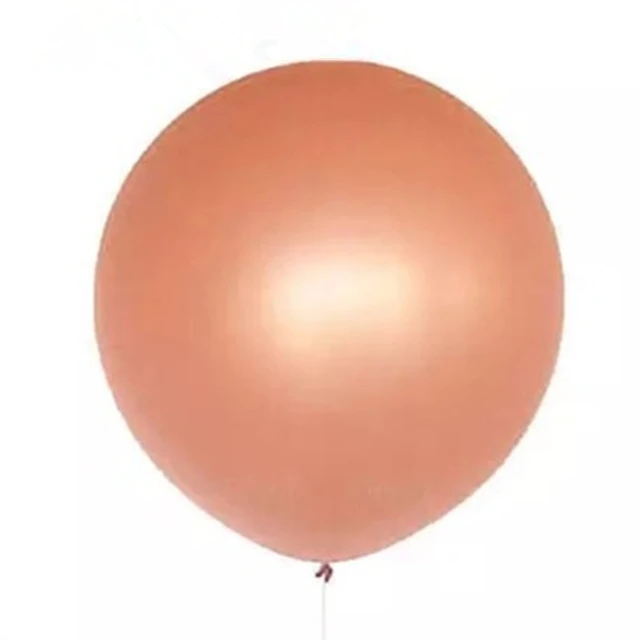 Rose gold 10 шт Свадебные украшения большие латексные шары для рождественского события надувные шары для дня рождения надувные шары для вечеринки(надувные 18 дюймов/45 см - Цвет: Rose gold
