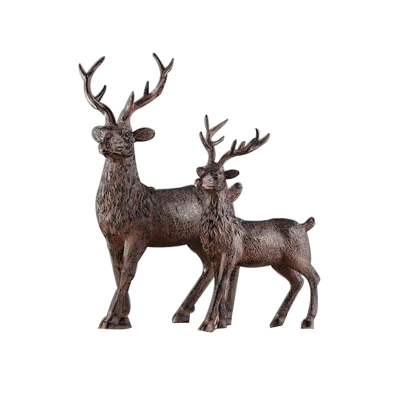 Марокканский домашний Декор Фигурка Лось Изделия из смолы офисный фигурки оленя