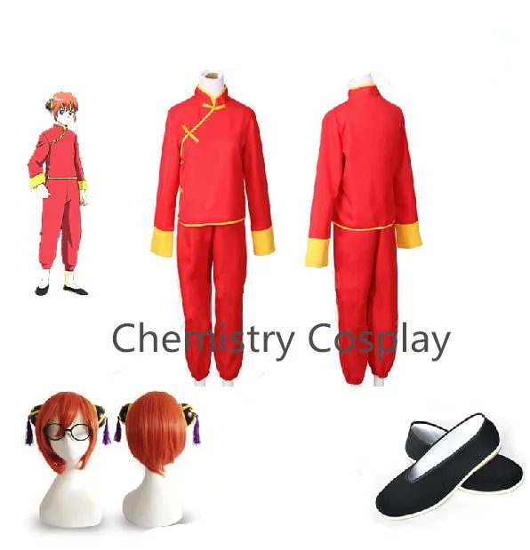 Новый ГИН-Тама гинтама кагура костюм для косплея полный комплект |