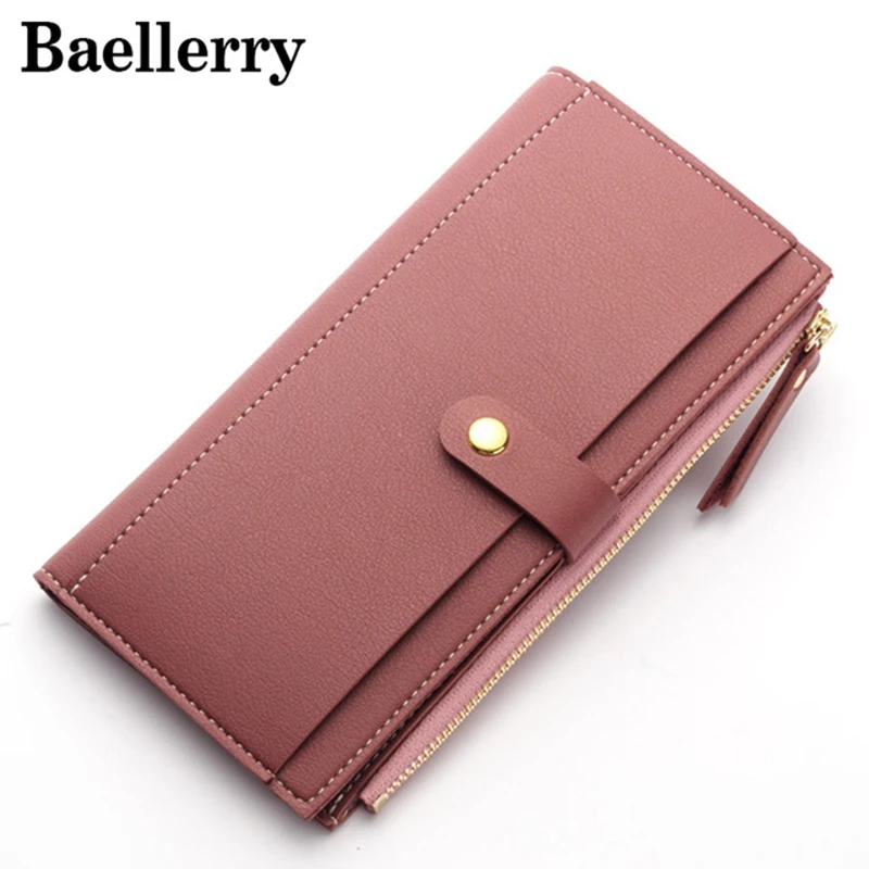 Бумажники Baellerry для женщин модные кожаные женские кошельки клатч Дамский