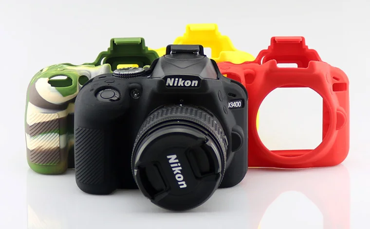 Мягкий силиконовый резиновый чехол для Nikon D810 D850 D7500 D3400 D3500 D750 D7100 защитный корпуса