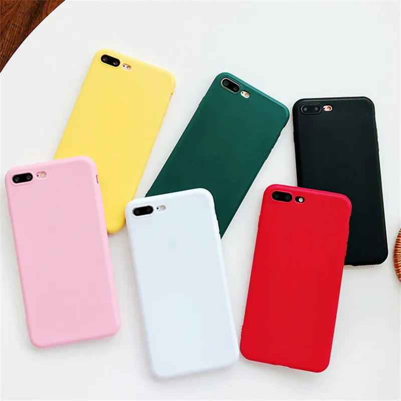 Матовые яркие Силиконовые ТПУ Мягкие Чехлы для Xiaomi Pocophone F1 чехол A1 A2 MIX 2 2S 3 MAX Pro 5X 6