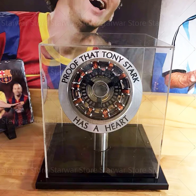 Светодиодный светильник Endgame DIY cool 1:1 масштаб Железный человек Arc реактор поколение светящихся Железный человек Сердце Модель фигурка игрушка
