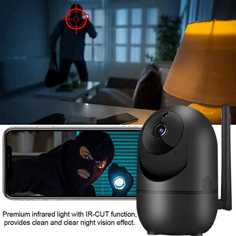 Wouwon Авто трек 1080P IP камера наблюдения монитор безопасности WiFi Беспроводная мини смарт сигнализация CCTV