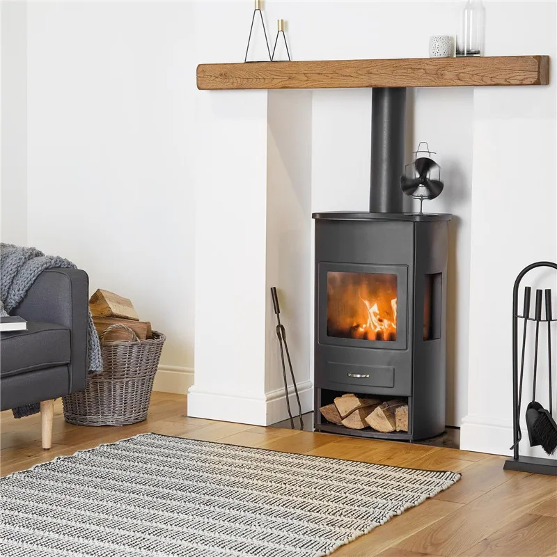 3 Лопасти вентилятор для печи работающий от тепловой энергии эко само