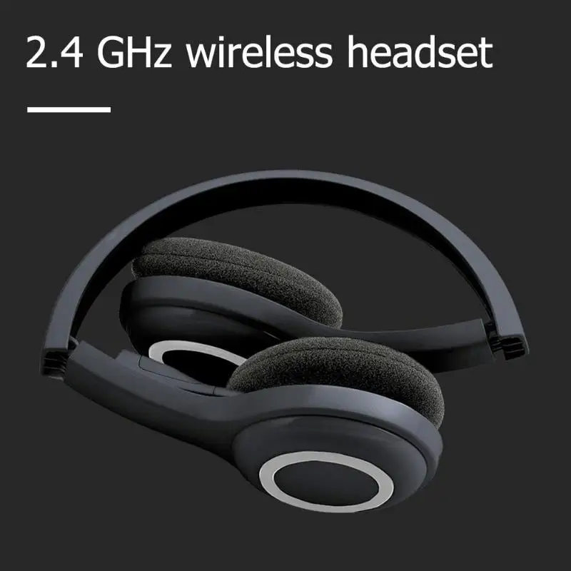 Беспроводная гарнитура logitech H600 2,4 ГГц, игровые стерео наушники, портативные наушники с микрофоном для ПК