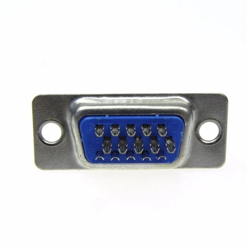 DB-15pin male soldering type connector plastic socket outer casing together with screws set | Обустройство дома