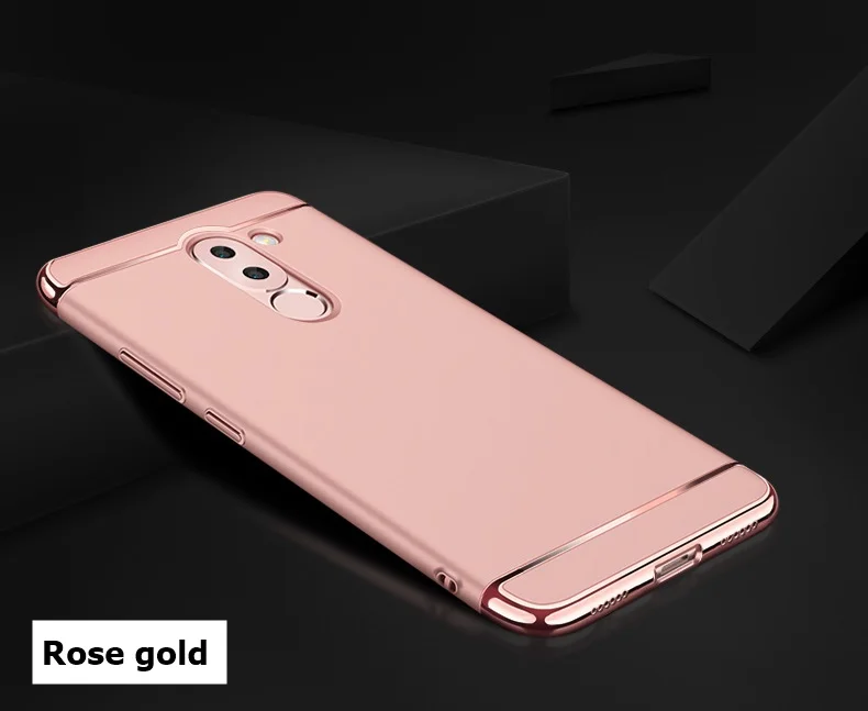 10 шт./лот Гальванизированный 3 в 1 чехол для Huawei mate 20 P20 pro lite 20X honor 9i play 8X max enjoy 9 plus nova
