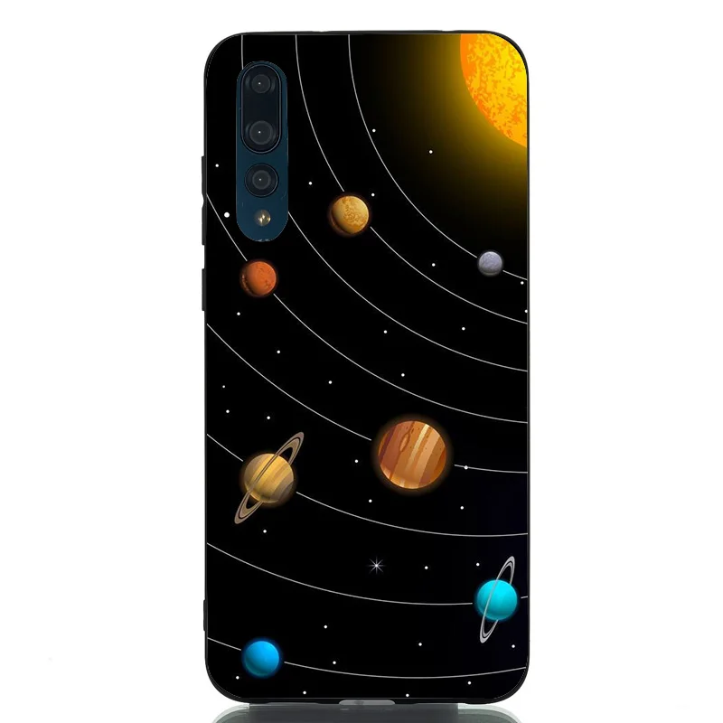 Чехол для Huawei P30 Pro мягкий чехол из ТПУ с принтом линии Lite P20 Mate 10 P Smart Y6 2018 |