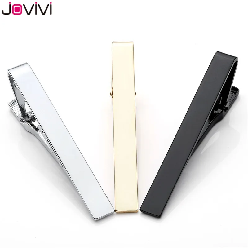 Jovivi 1-3 шт Разноцветные мужские зеркальные тонкие Зажимы для галстука из нержавеющей стали для обычных узких галстуков подарок на день отца на День святого Валентина