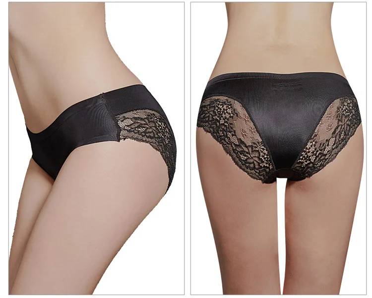 Bragas сексуальные de encaje de mujer ropa interior грех costuras bragas de seda de nailon para niñas señoras бикини de algodón entrepie