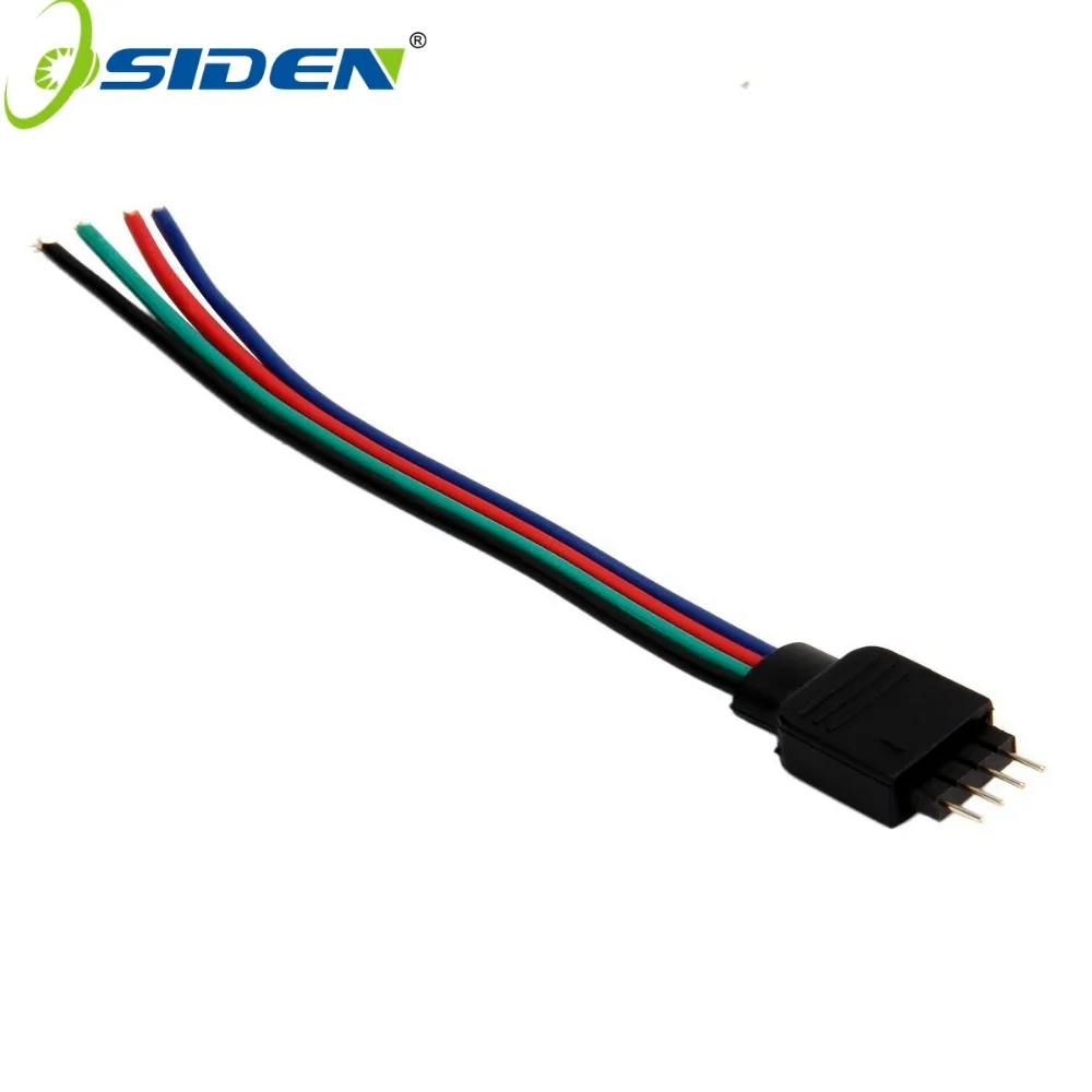 OSIDEN 4 контактный RGB разъем для мужчин и женщин светодиодной ленты 3528/5050 Штекерный