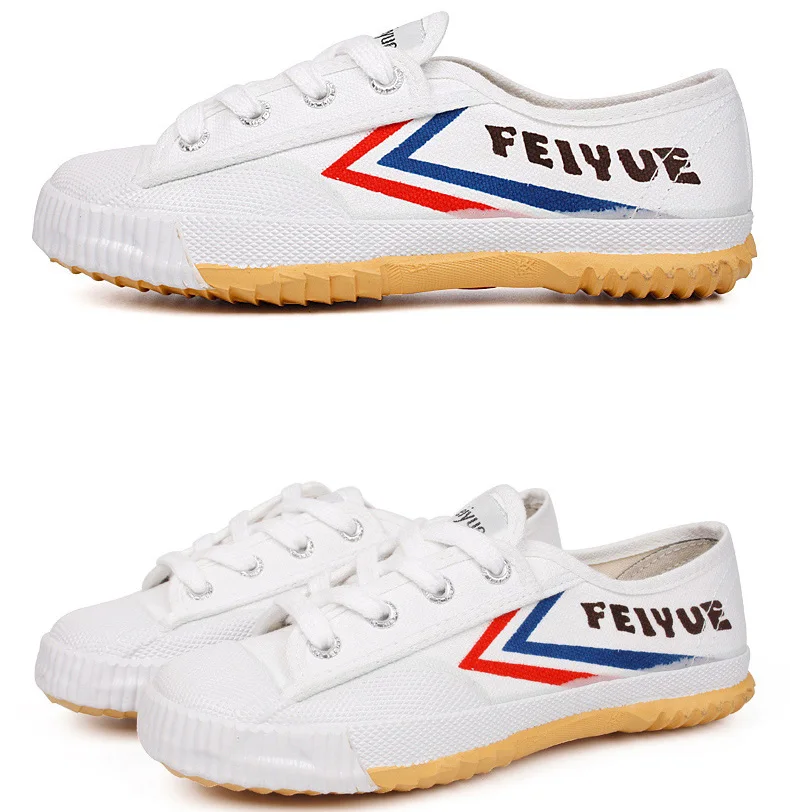 Белые кунг-фу Feiyue обувь Боевые искусства Тай Чи тхэквондо ушу обувь для карате спортивные тренировочные кроссовки белые для детей и взрослых