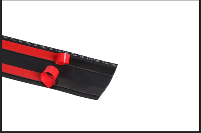 Резиновая Мягкая черная полоса для бампера из углеродного волокна протектор