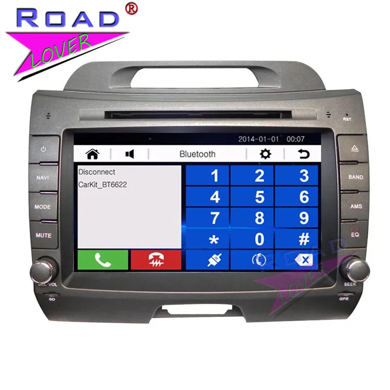 Автомобильный мультимедийный DVD плеер TOPNAVI Wince 2 Din 8 дюймов для KIA sporttag 2010 стерео GPS