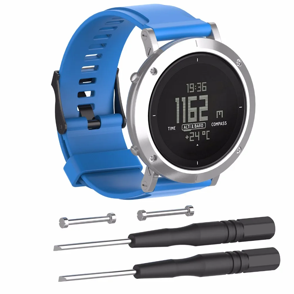 Сменный Силиконовый браслет с инструментами для смарт-часов SUUNTO CORE ремешок