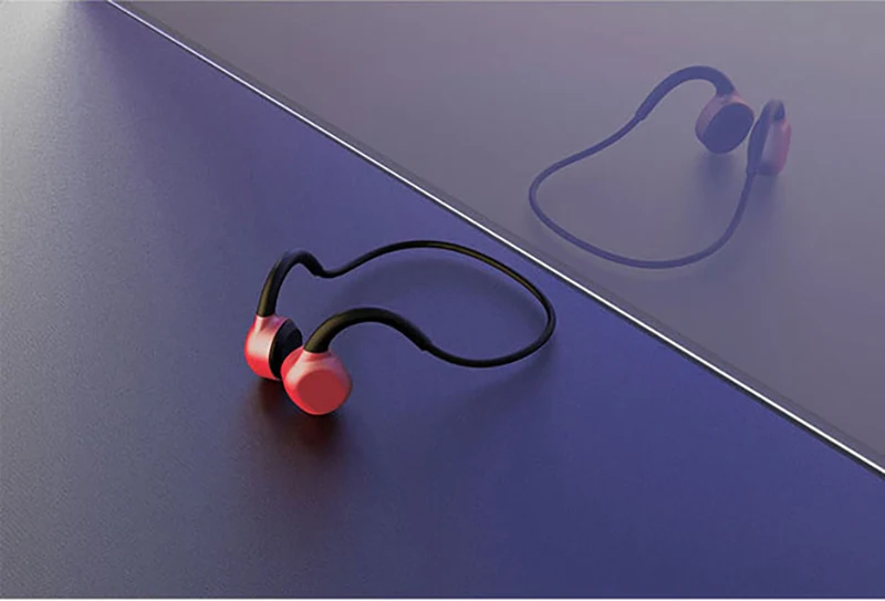 Наушники с костной проводимостью, Bluetooth 5,0, беспроводные наушники, уличная спортивная гарнитура с микрофоном, гарнитура с громкой связью