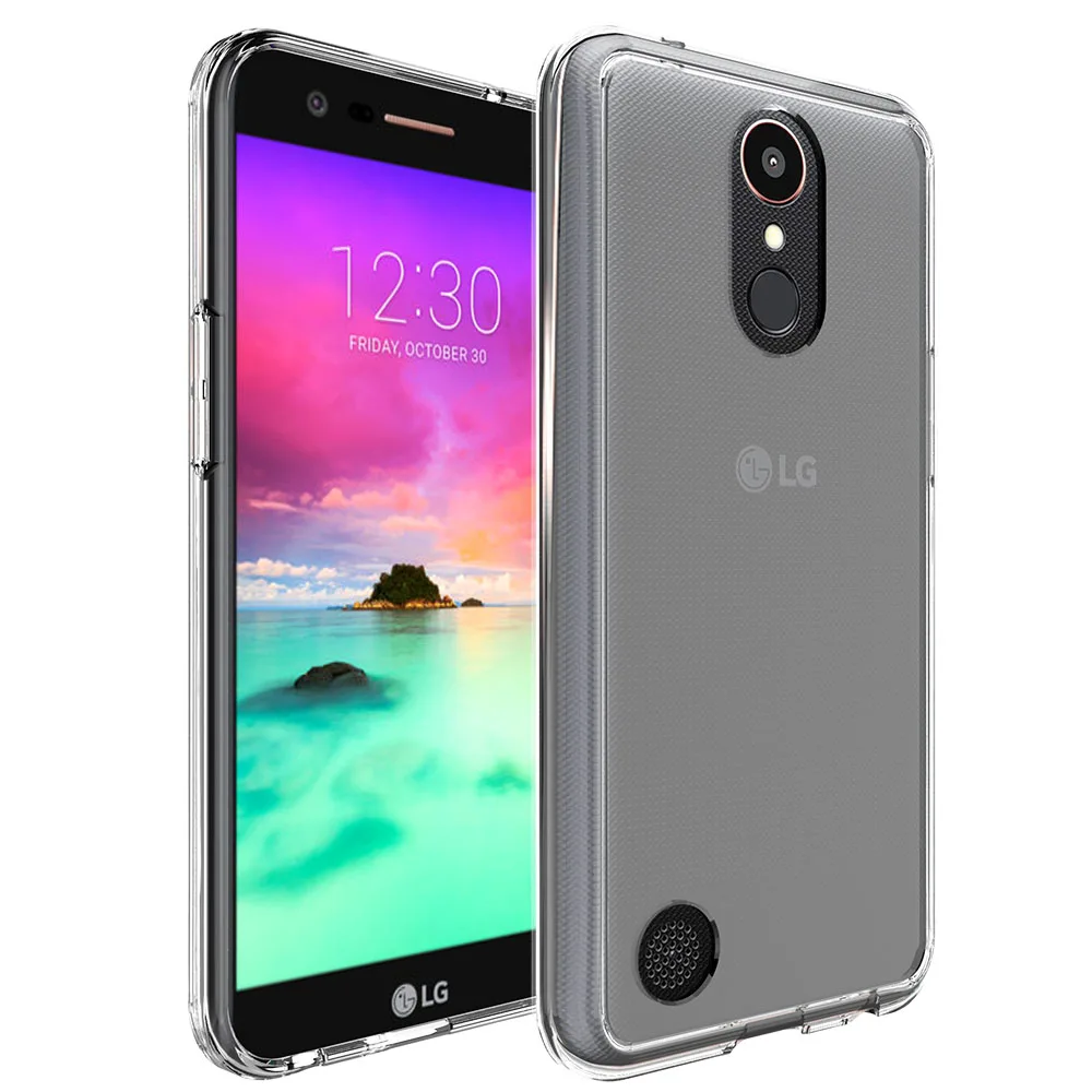 Тонкие мягкие жесткие акриловые задние чехлы из ТПУ для LG K20 Plus/K20 V/LV5/K10 (2017) @ |