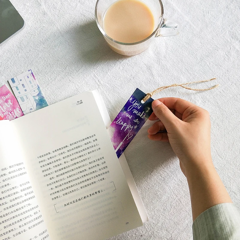 30 шт./лот креативный город мечта Бумага Закладка для книги зажимы для книг школьные принадлежности канцелярские закладки