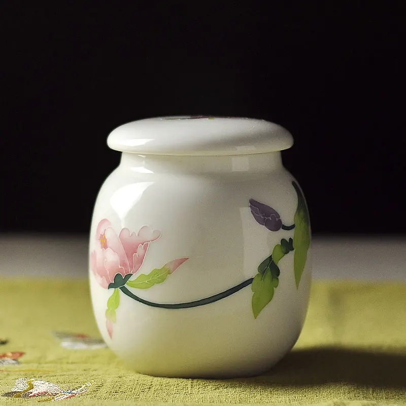 Чайная посуда в китайском стиле, керамическая фарфоровая чайная чашка Gaiwan с фильтром, чайная банка для хранения чая, чашка для мытья чая в подарок - Цвет: G