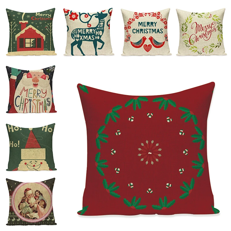 Фото 1 piece 45cm*45cm Halloween Christmas Cushion Cover Pillow Case Cotton Linen Tree New Year Decoration Car Furniture Sofa Дом и сад 1 piece 45cm*45cm Halloween Christmas Cushion Cover Pillow Case Cotton Linen Tree New Year Decoration Car Furniture Sofa Дом и сад