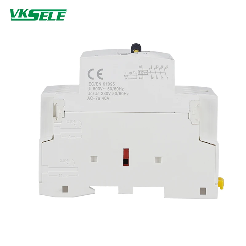 Фабричный 25 amp 4NO 4NC производитель бытовой контактор BCH8 VCT 24V 220V AC contact Cor|Замыкатели|
