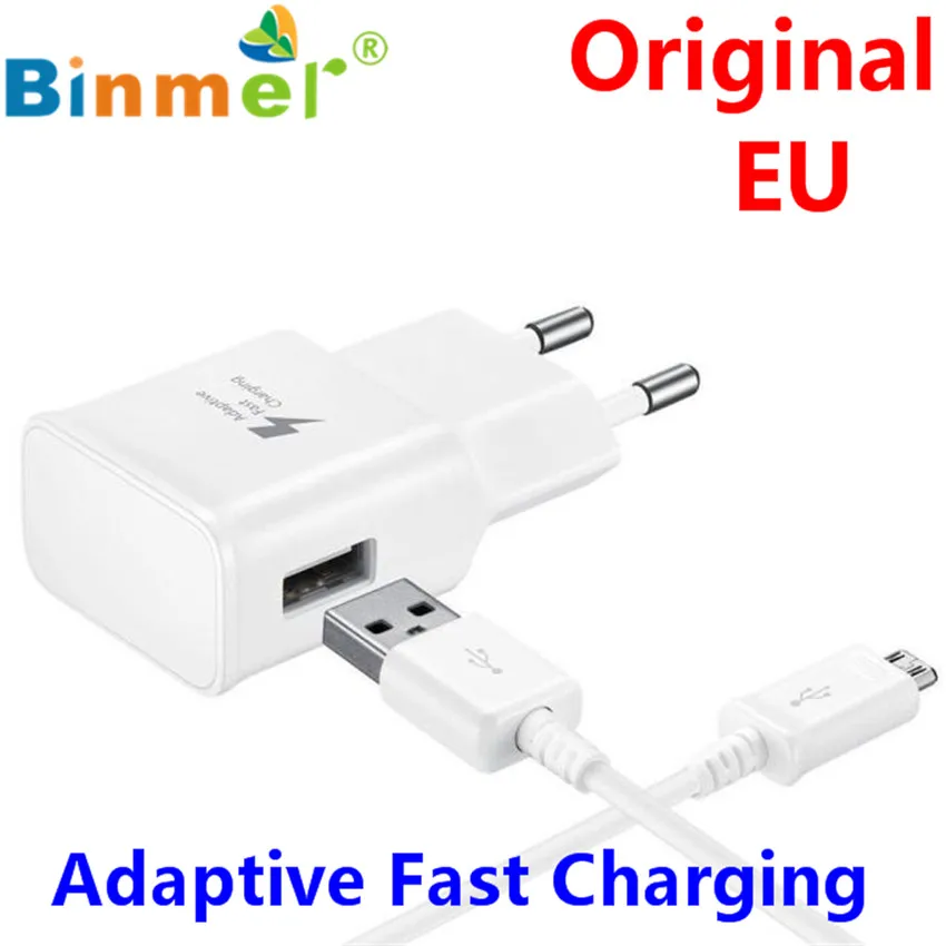 Абсолютно новое 100% оригинальное 5V2A Micro USB EU Адаптивное быстрое зарядное