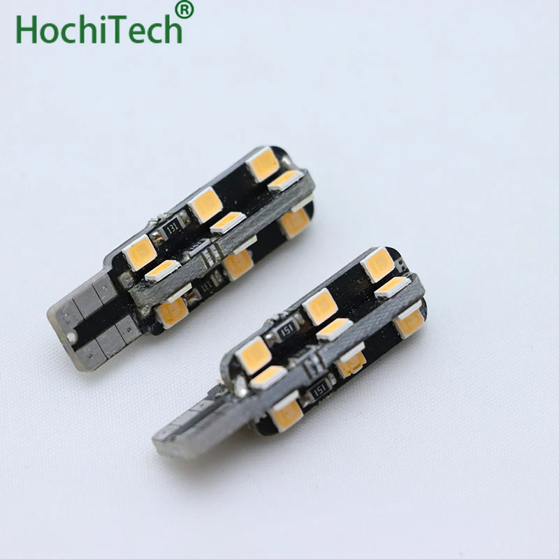 1 шт. W5W T10 Автомобильные светодиодные лампы 24 SMD боковой клиновидный купол