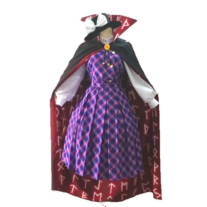 Фото Проект Touhou городская легенда в Лимбо усами сумиреко Косплей Костюм с шляпой Униформа Хэллоуин Рождество Аниме игра №1