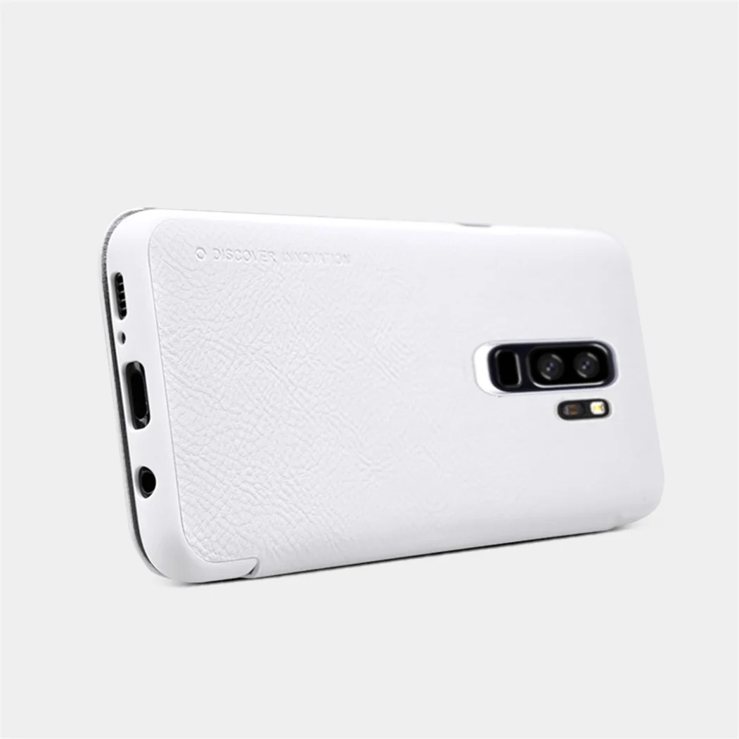 Для samsung Galaxy S8 S9 S8+ S9+ Plus откидной Чехол Nillkin Qin кожаный карман для карт кошелек откидная крышка для samsung S9 Plus телефонные сумки