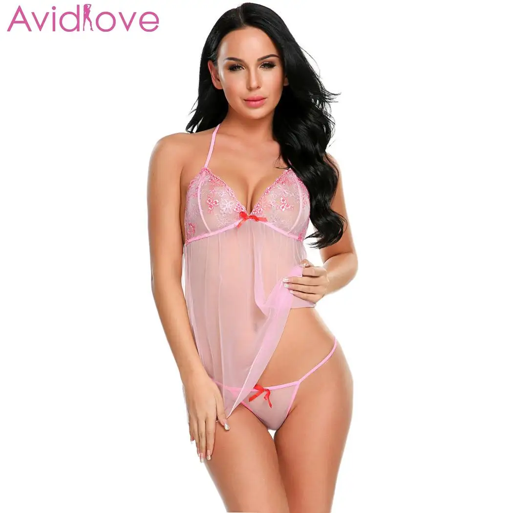 Avidlobe женское сексуальное ночное белье кружевное Горячее Эротическое Ночная