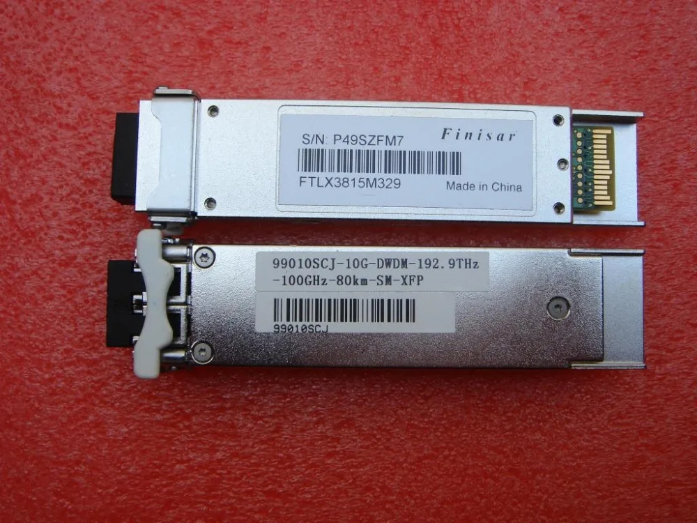 

Оригинальный Finisar FTLX3815M329, 10G-DWDM-192.9THZ-100GHZ-80KM-SM-XFP
