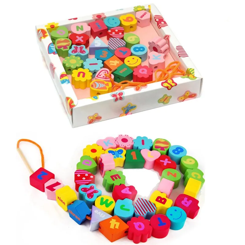 36 шт. дошкольные Деревянные Монтессори математика Math Material игрушки для детей