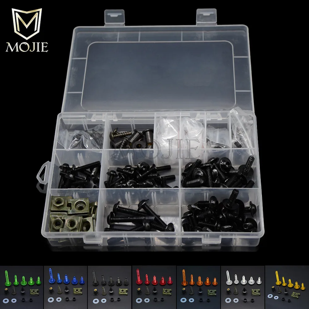 Универсальный мотоцикл обтекатель тела болты шпиль винт Пружинные гайки для SUZUKI