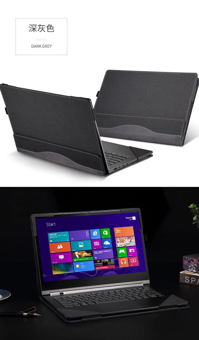 Чехол для lenovo Йога C930 13 из искусственной кожи чехол-книжка защитный чехол для ноутбука Тип крышка клавиатуры совместимый для занятий йогой 7 Pro 13,9