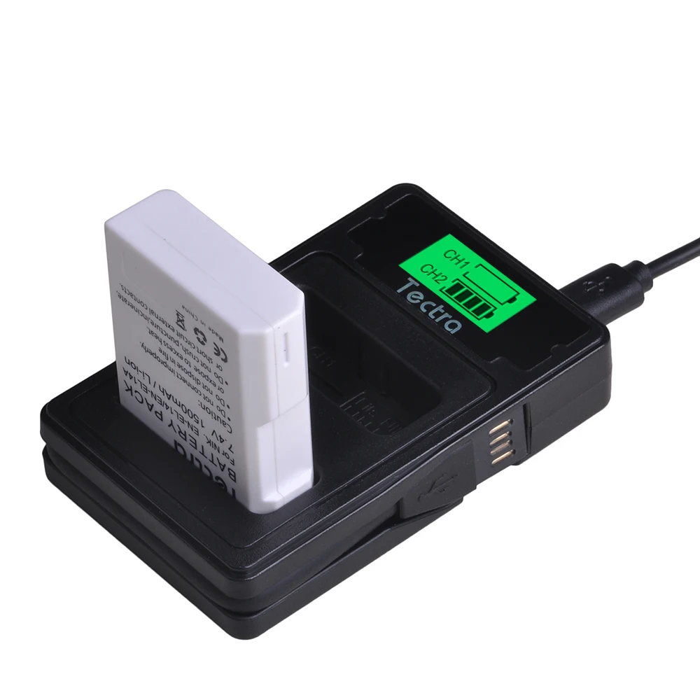 Аккумулятор ENEL14 1500 мА · ч 1 шт. EN-EL14A EN-EL14 для Nikon D3100 D3200 D3300 D3400 D3500 D5600 D5100 D5200 P7000 |