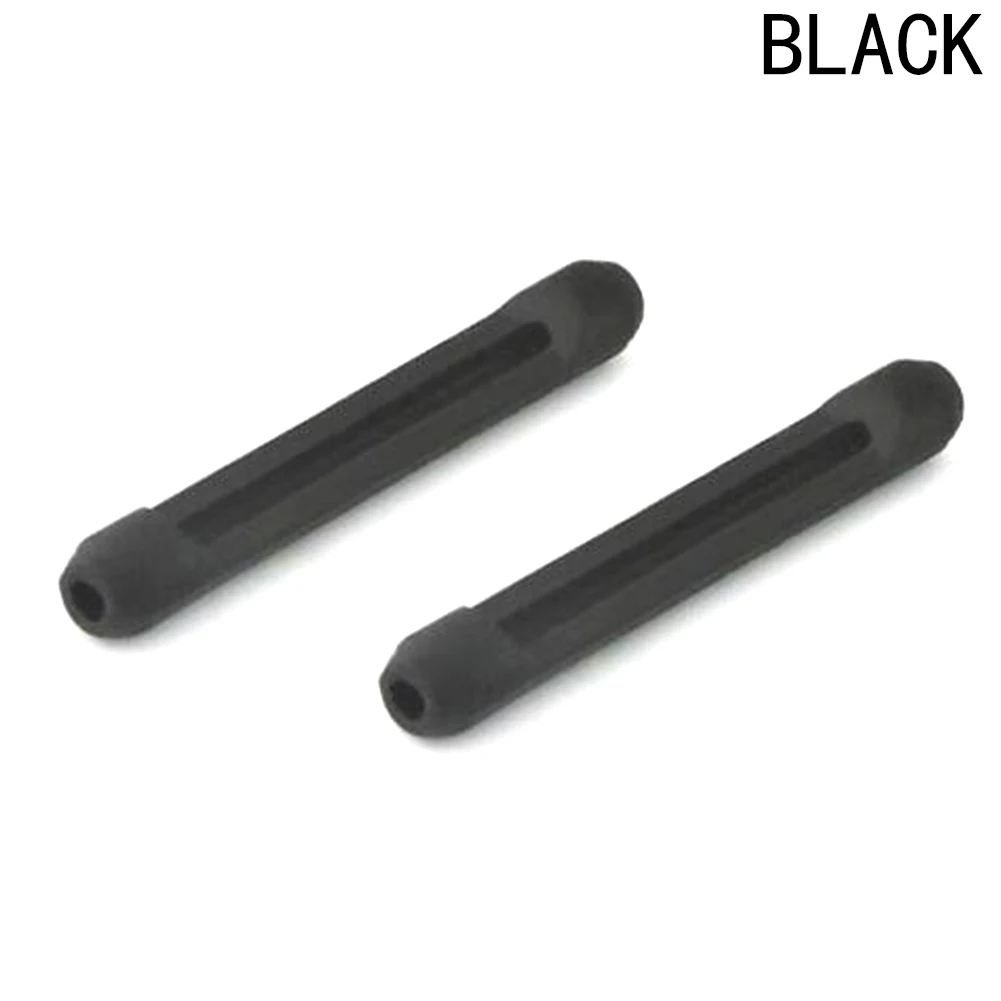black 1 пара, красивые очки, солнцезащитные очки, набор для скольжения, очки, набор для ног, противоскользящий силиконовый ушной крючок, держатель для дужки, крючок - Цвет: black