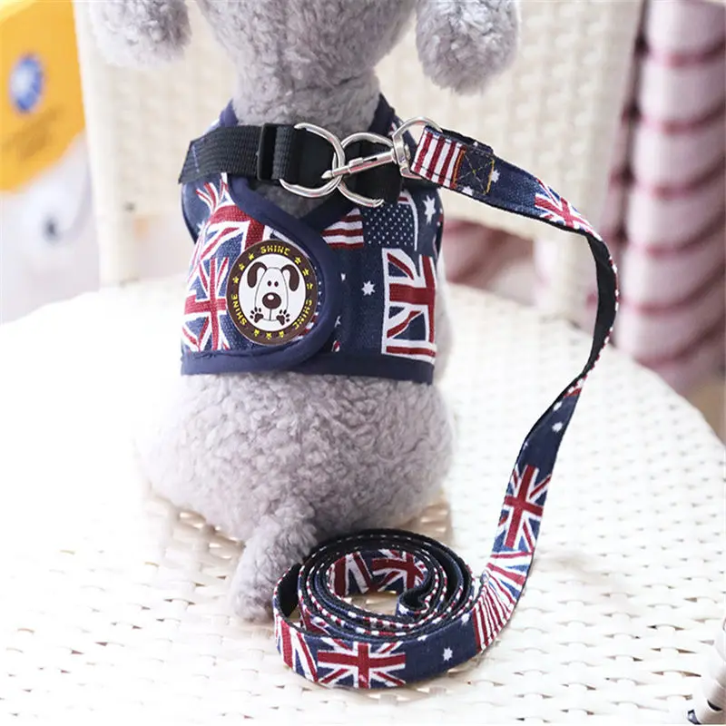 Поводок для маленькой собаки шлейка щенка поводок трос джинсы жгут кошка щенок