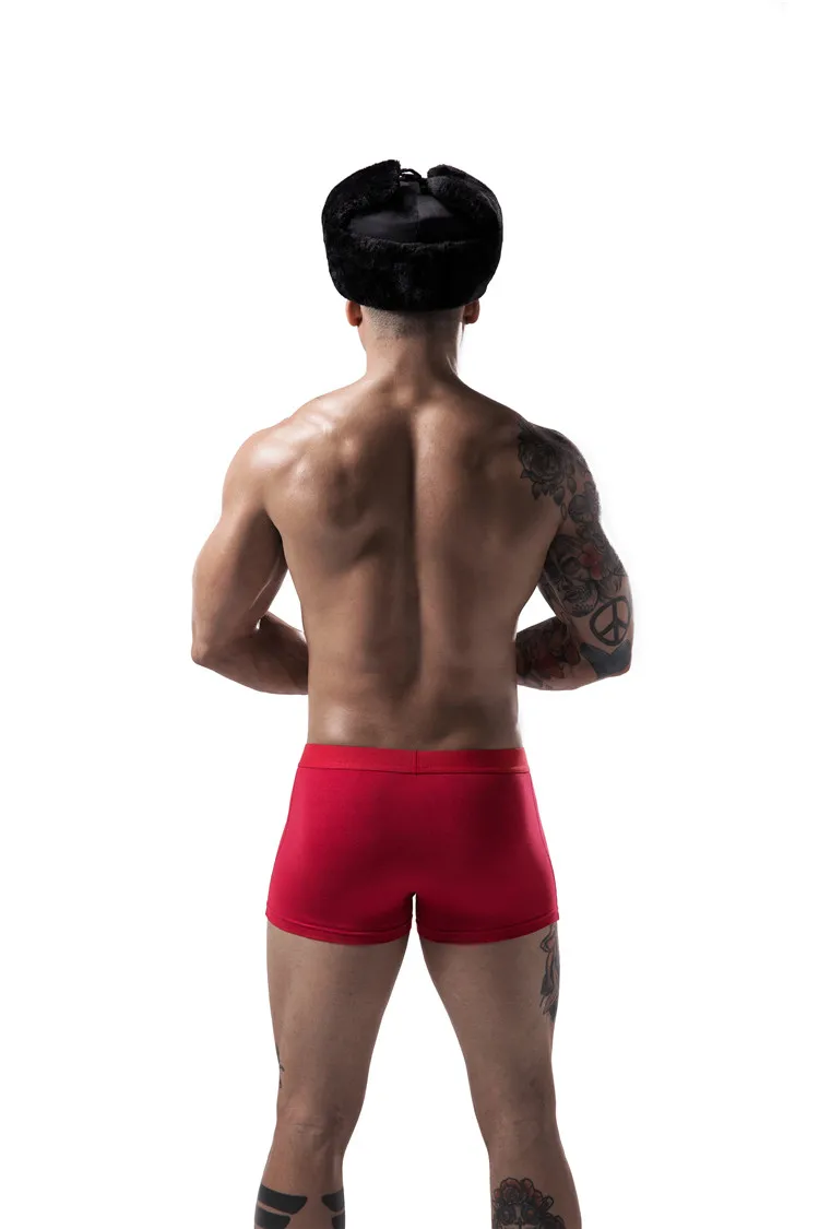 Cotton Mens Underwear Boxers Open Front Panties for Men Man Boxer Underwear Cuaces Calzoncillos