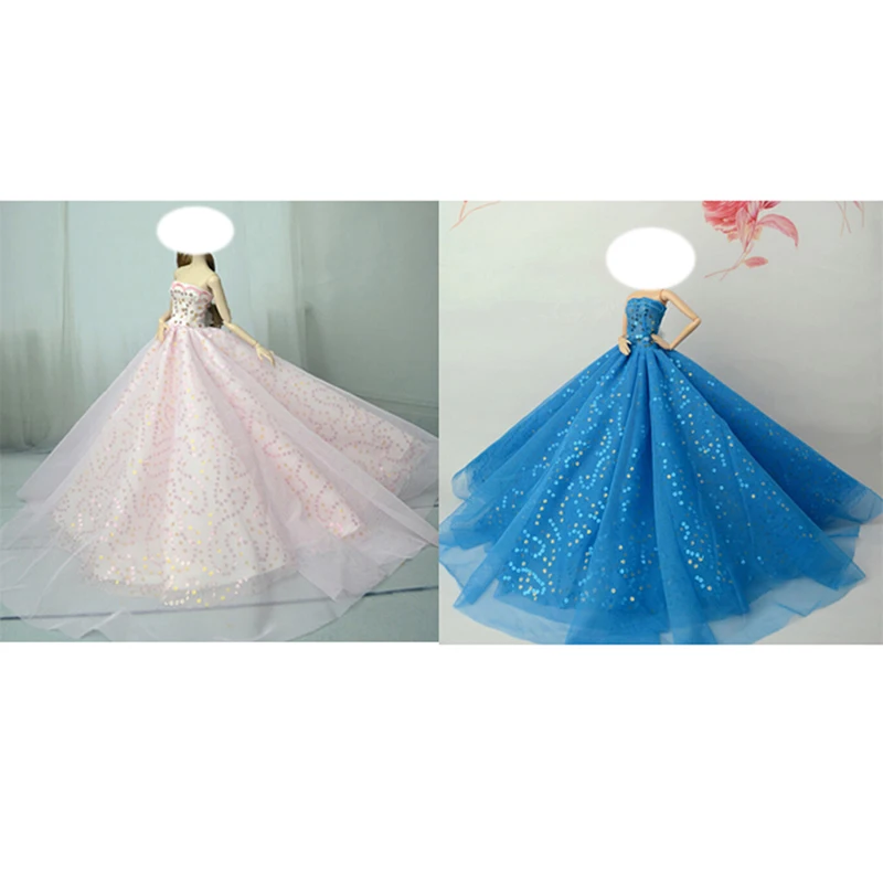 1 шт. платье принцессы Свадебное благородное вечерние для куклы модный дизайн