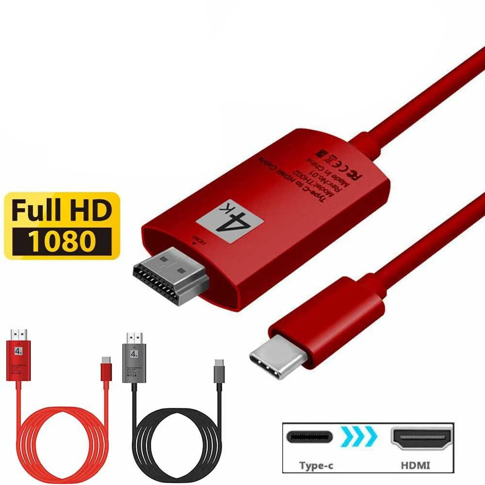 USB 3.1 Type C to HDMI CABLE 4K 2K Adapter Cable For Samsung Galaxy S8 S9 Plus Note 8 Chromebook |